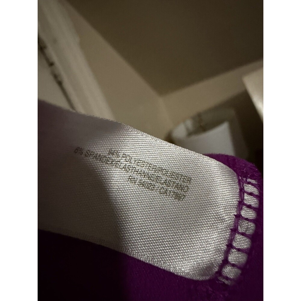 Old Navy Active Purple Full Zip Performance Jacket XL Lightweight Athletic - Picture 4 of 4
